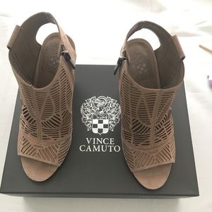 Vince Camuto Peep Toe Booties